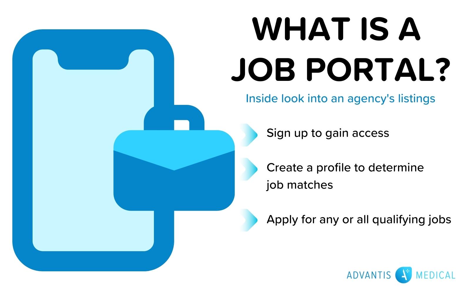 Reasons to make a profile in a healthcare staffing job portal.