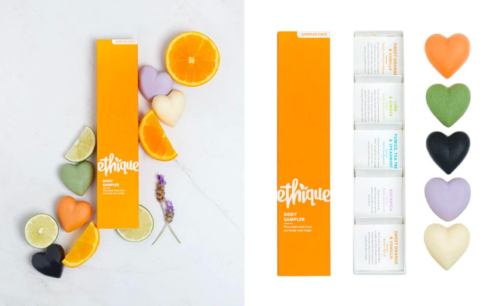 Ethique eco-friendly bath gift set product image.