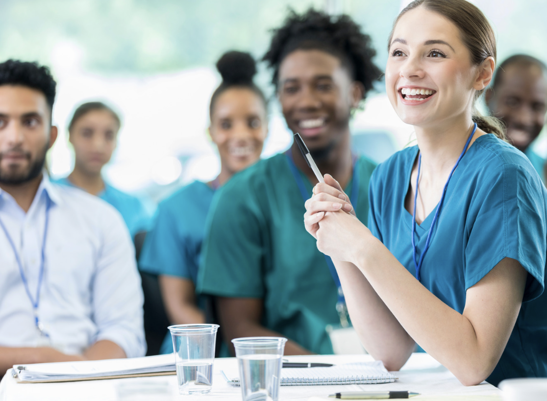 class of nurses. travel nursing in oklahoma