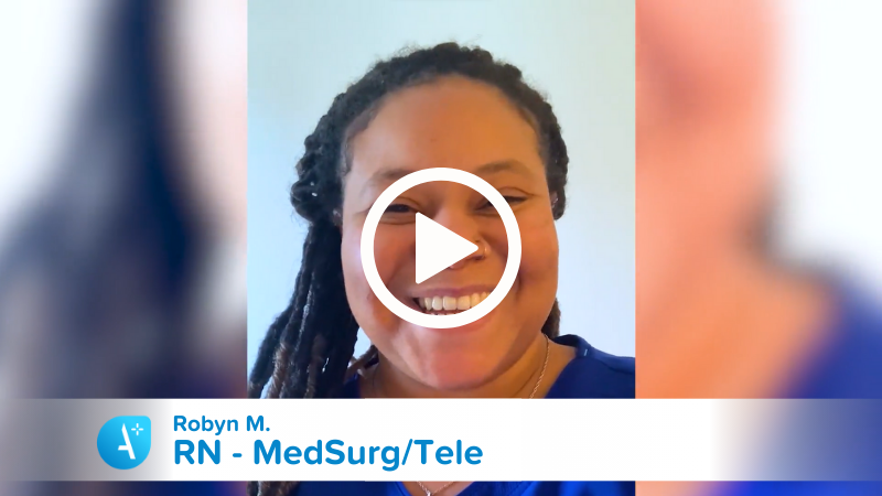med Surg nurse testimonials video