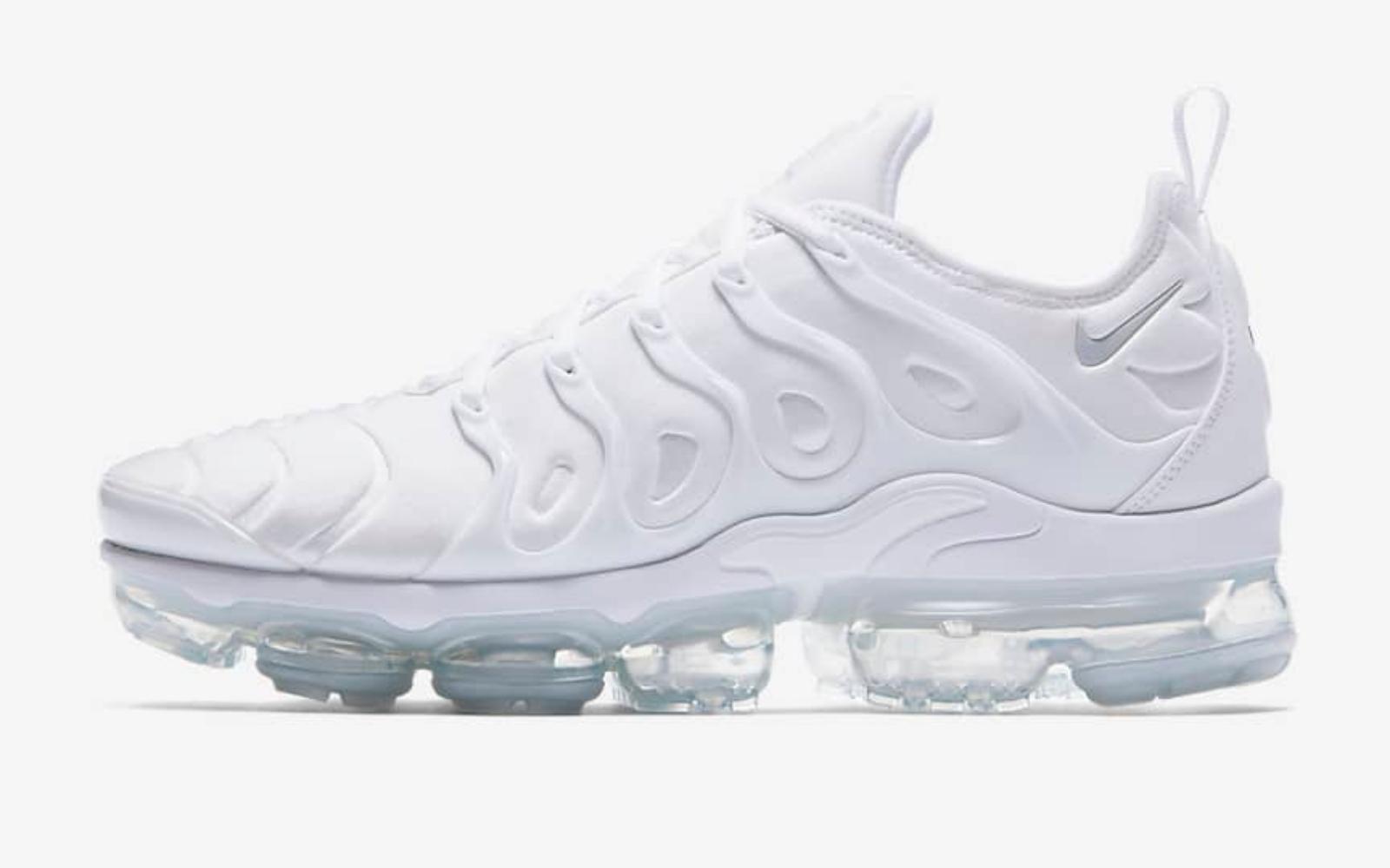 Nike white nursing shoes.